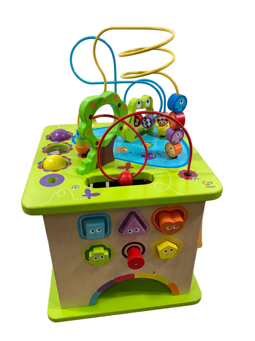  Hape Country Critters Wooden Activity Cube