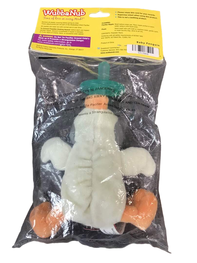  WubbaNub Pacifier, Baby Penguin