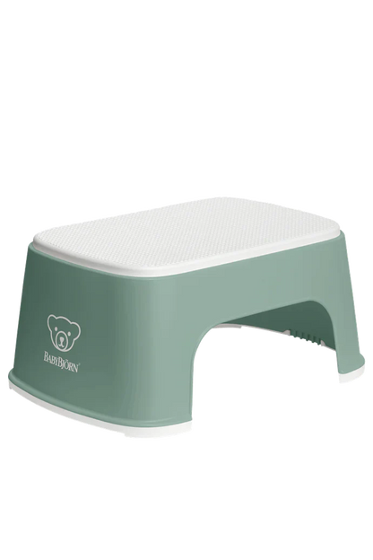  BabyBjorn Step Stool, Deep Green/ White