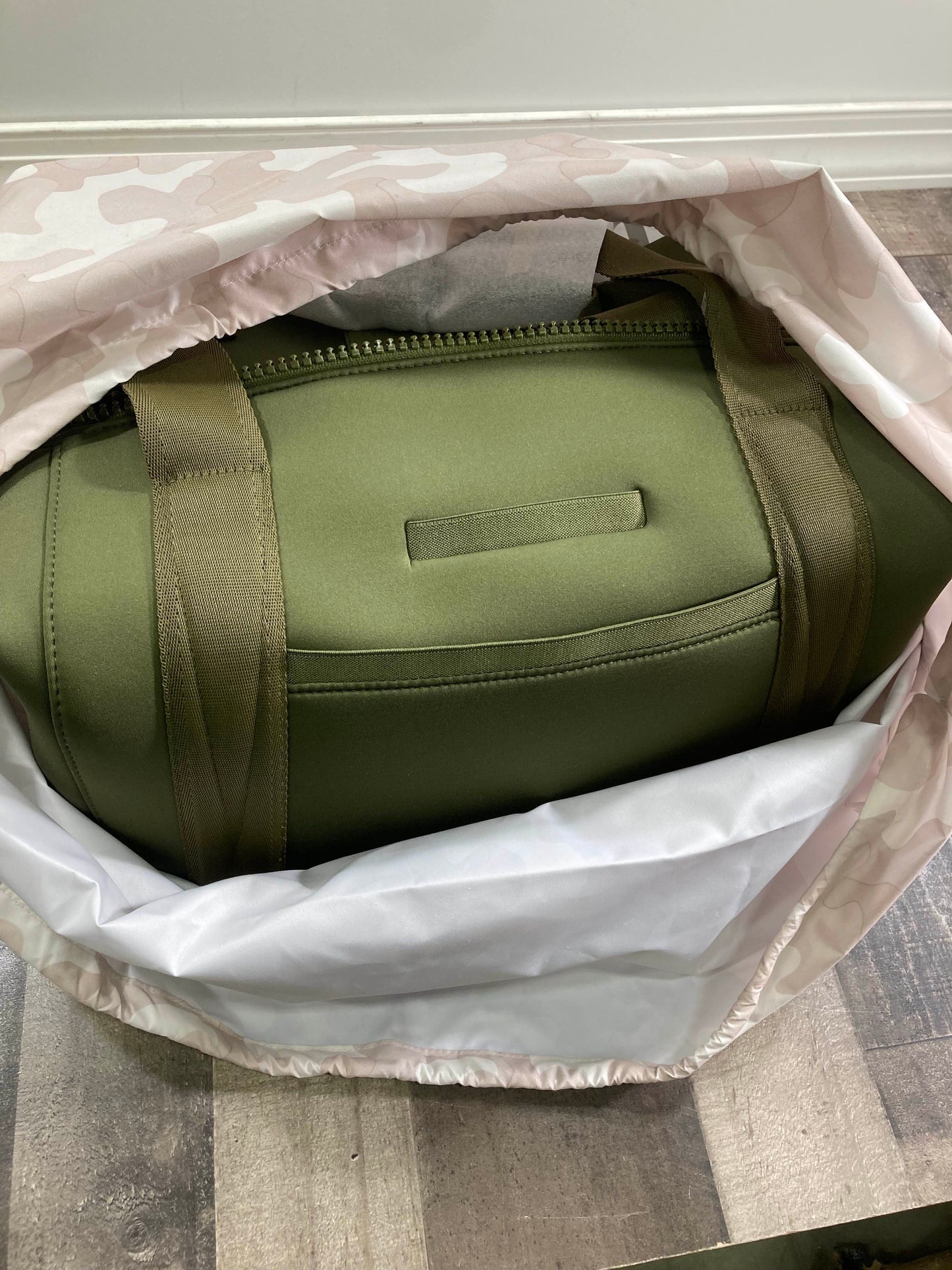  Dagne Dover Large Landon Carryall Bag, Dark Moss