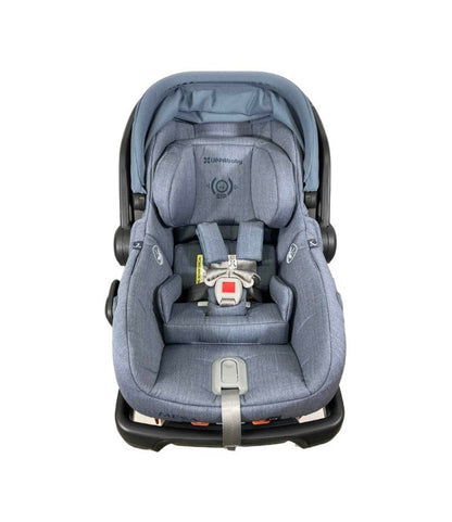  UPPAbaby MESA V2 Infant Car Seat, Gregory (Blue Melange Merino Wool), 2023