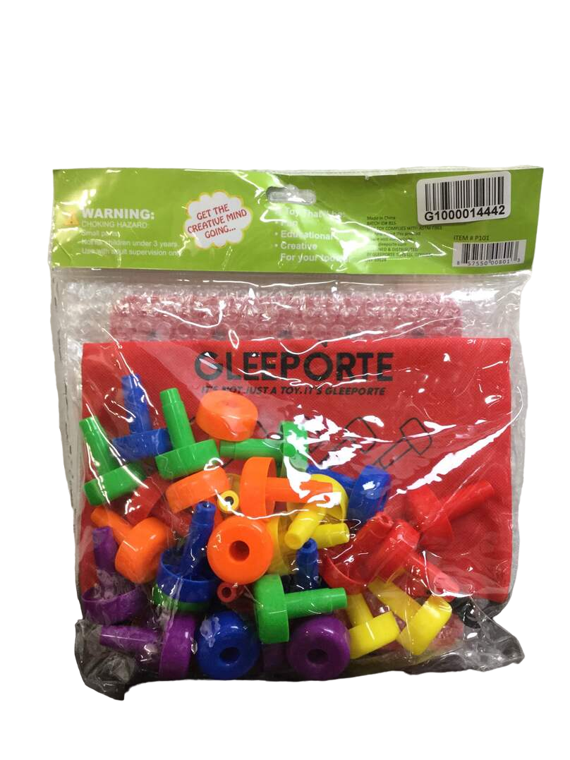  Gleeport Stacking Peg Board Set Toy