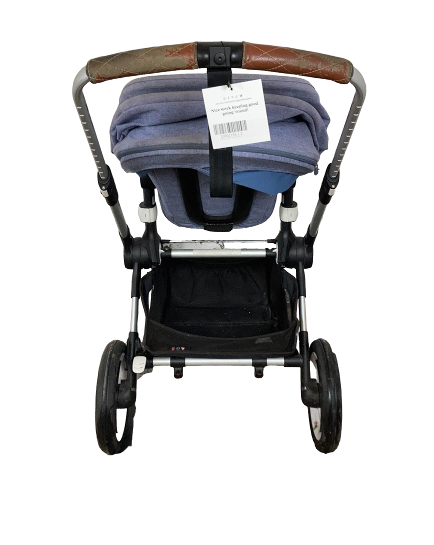  Bugaboo Fox 3 Stroller, 2017, Aluminum, Stormy Blue