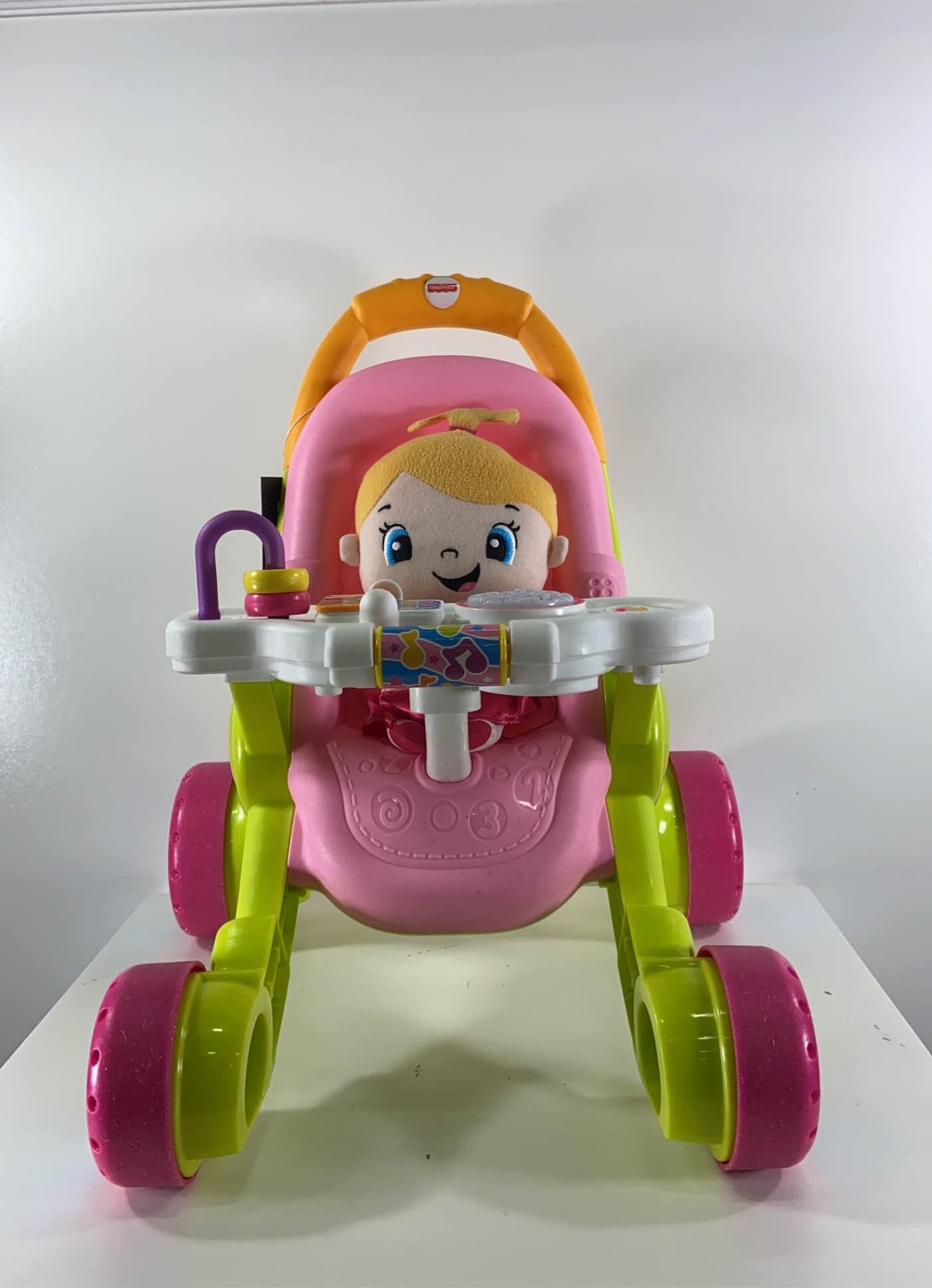  Fisher Price Stroll & Learn Walker And Doll