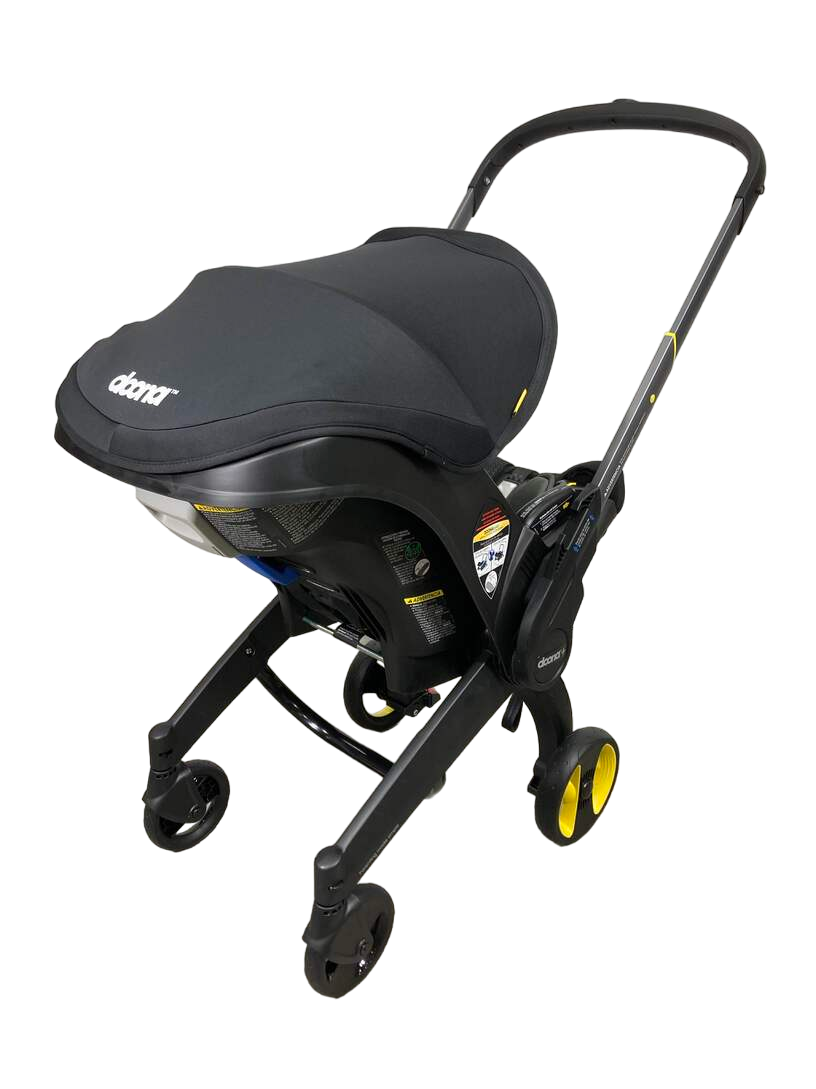  Doona Infant Car Seat & Stroller Combo, Nitro Black, 2023