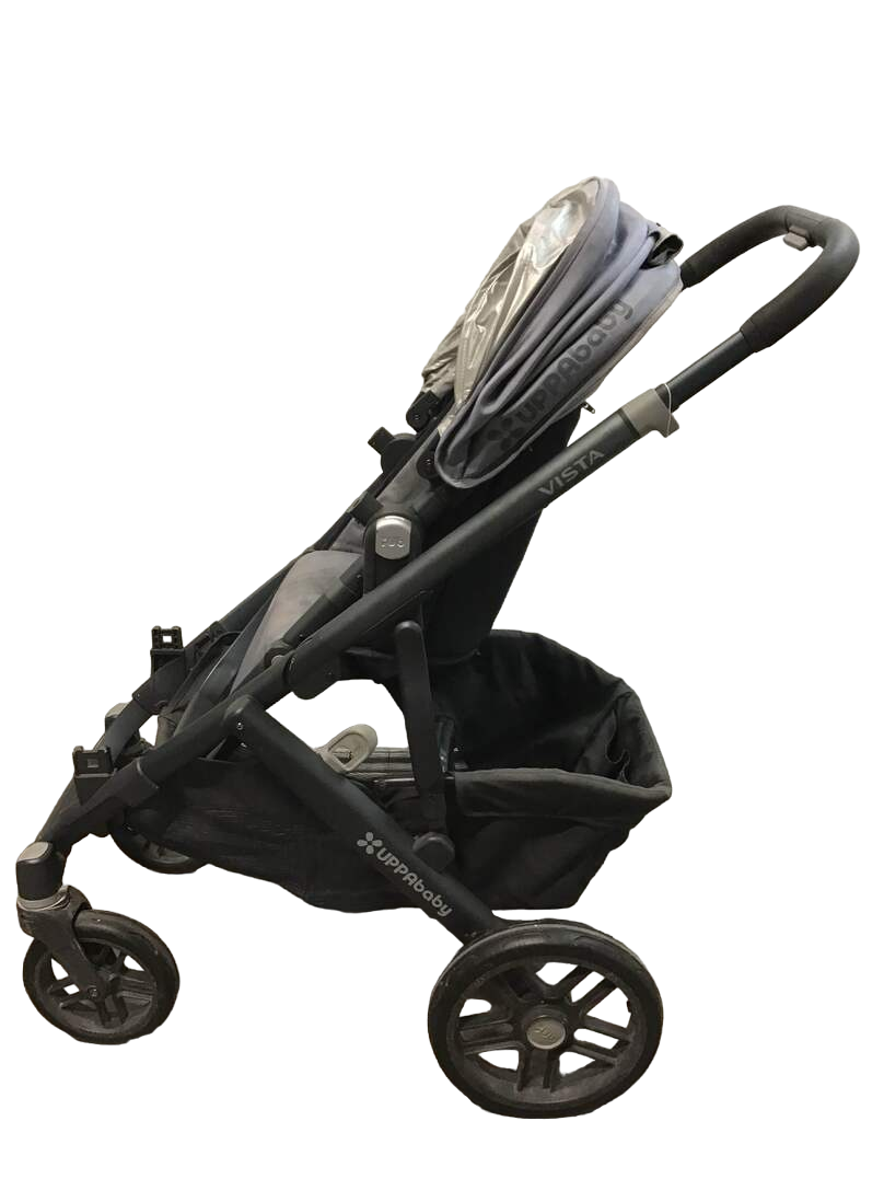  UPPAbaby VISTA Double Stroller, 2015, Blue Melange