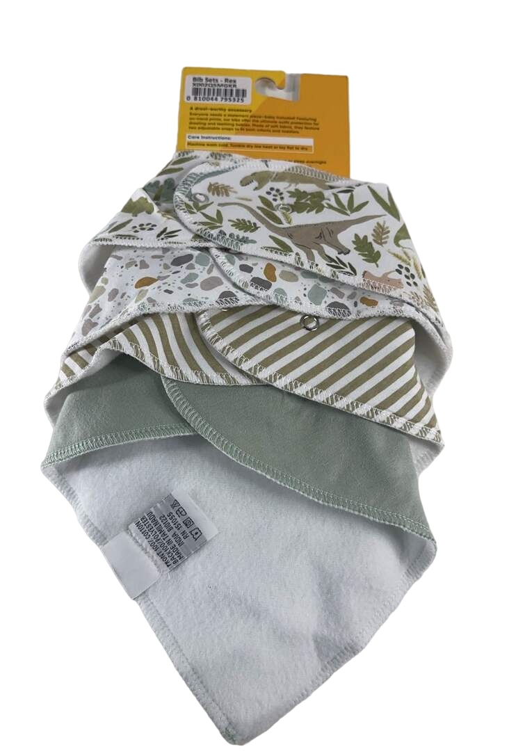  Copper Pearl Bandana Bibs 4-Pack, Rex