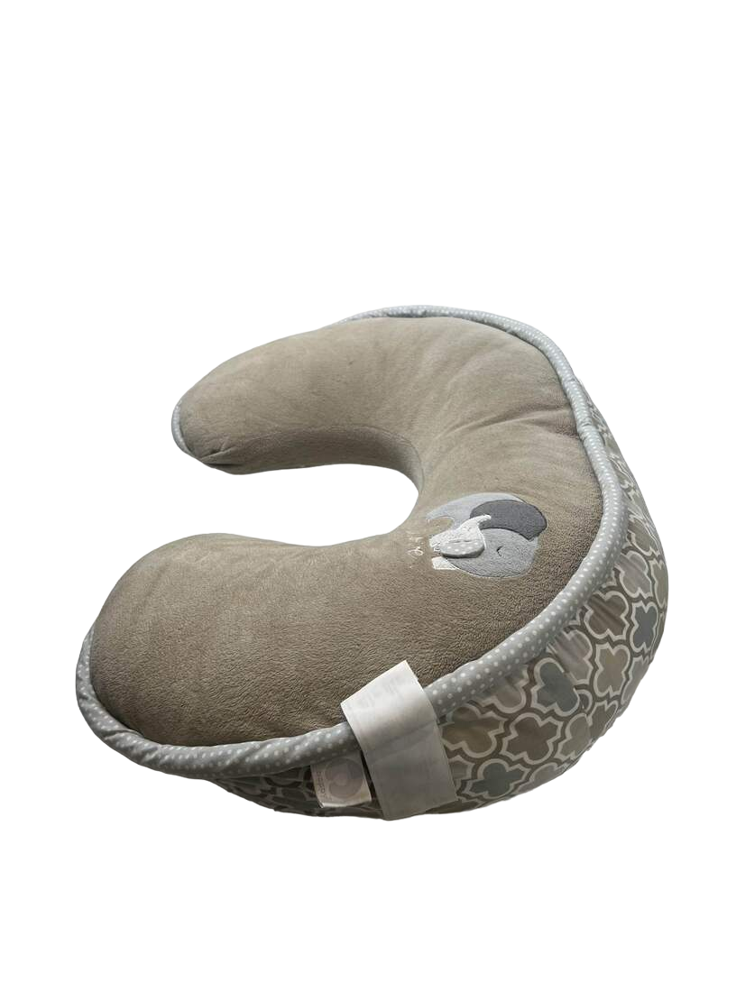  Boppy Nursing And Infant Support Luxe Pillow, Gray Brushstroke Pennydot