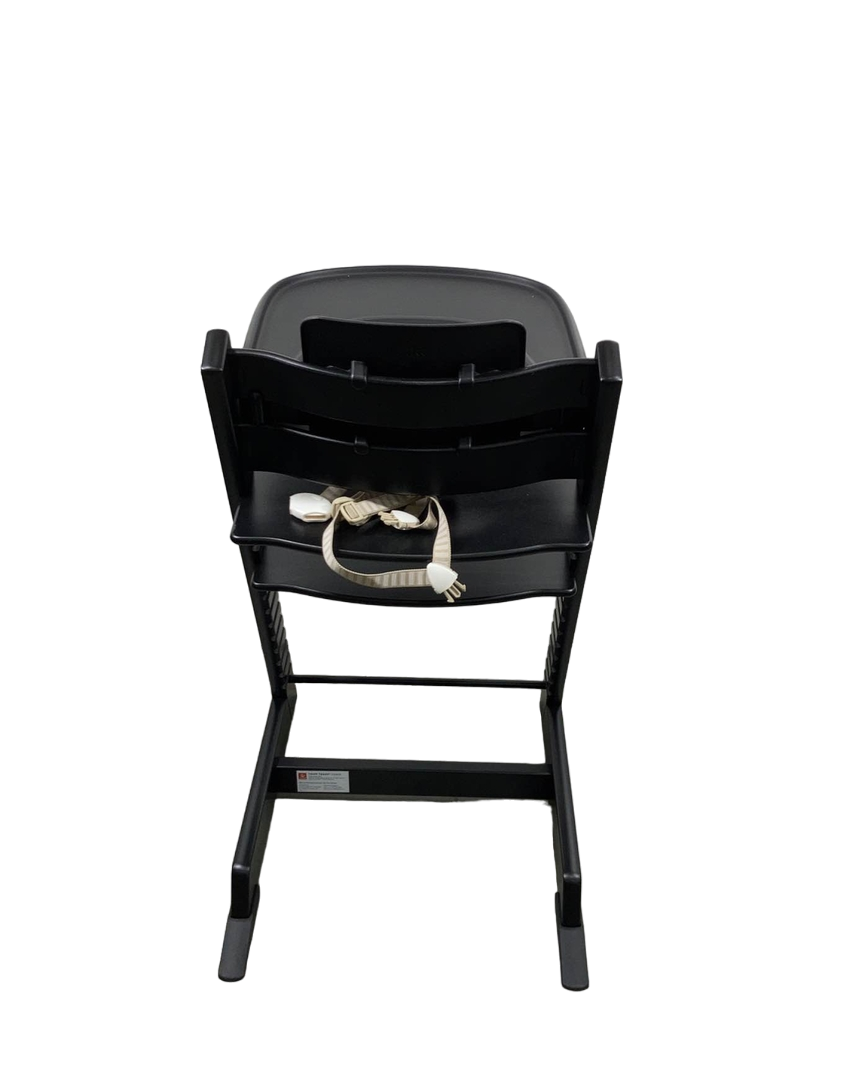  Stokke Tripp Trapp High Chair With Baby Set, Black