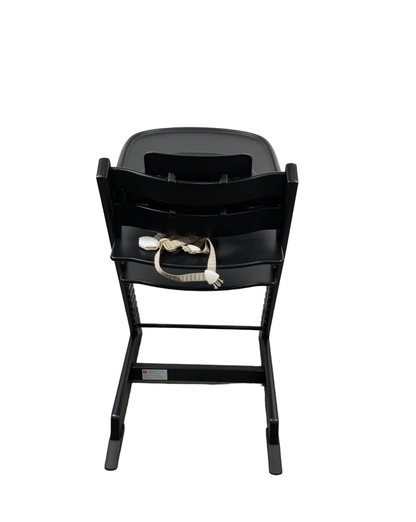  Stokke Tripp Trapp High Chair With Baby Set, Black