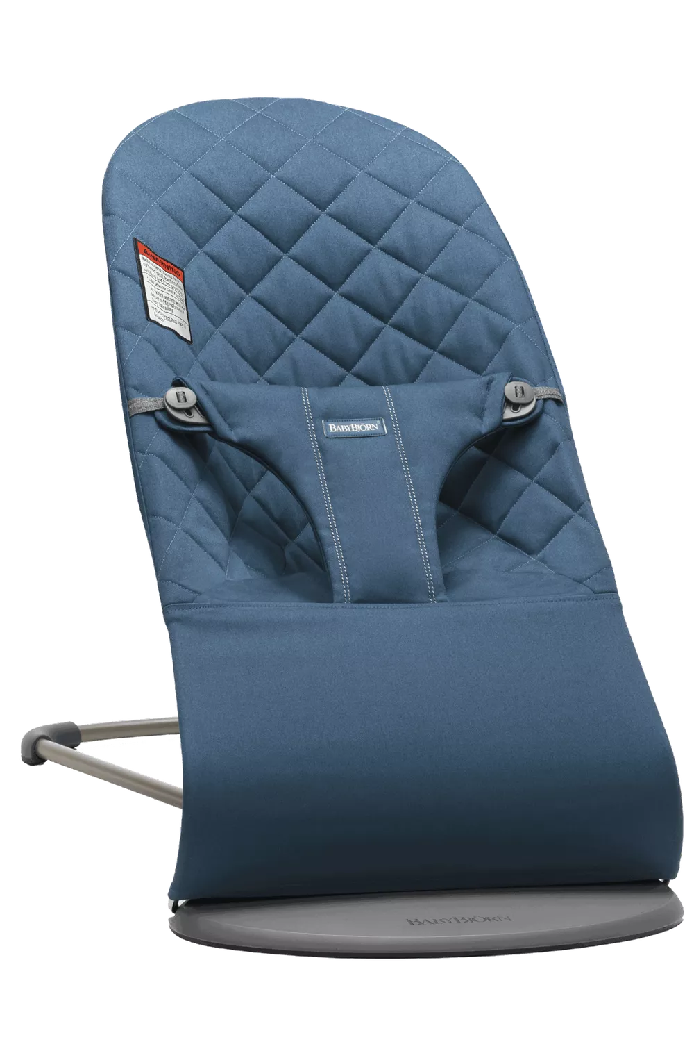  BabyBjorn Bouncer Bliss, Midnight Blue Cotton Classic Quilt