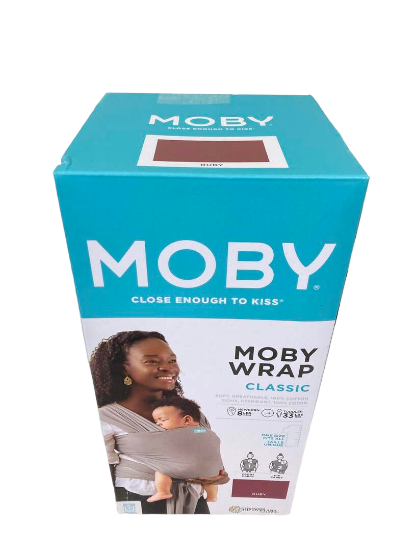  Moby Wrap Baby Carrier, Ruby