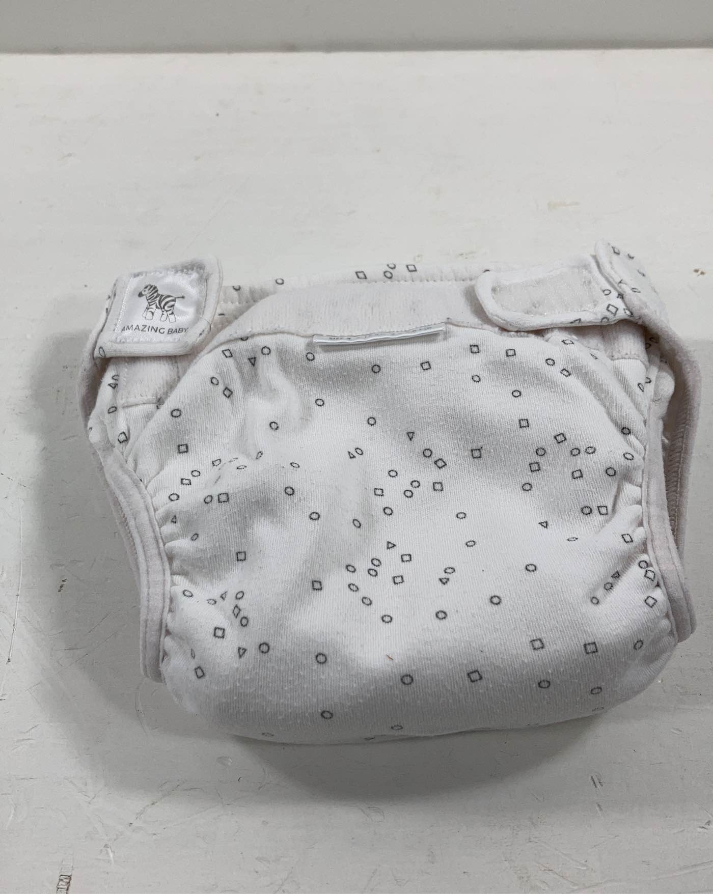  Smart Nappy NextGen Hybrid Cloth Diaper Cover, Size 2 8-15lbs Grey Confetti