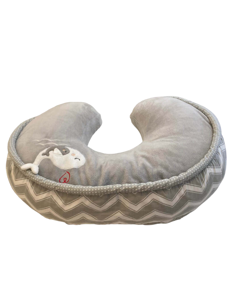  Boppy Nursing And Infant Support Luxe Pillow, Sherpa Whale