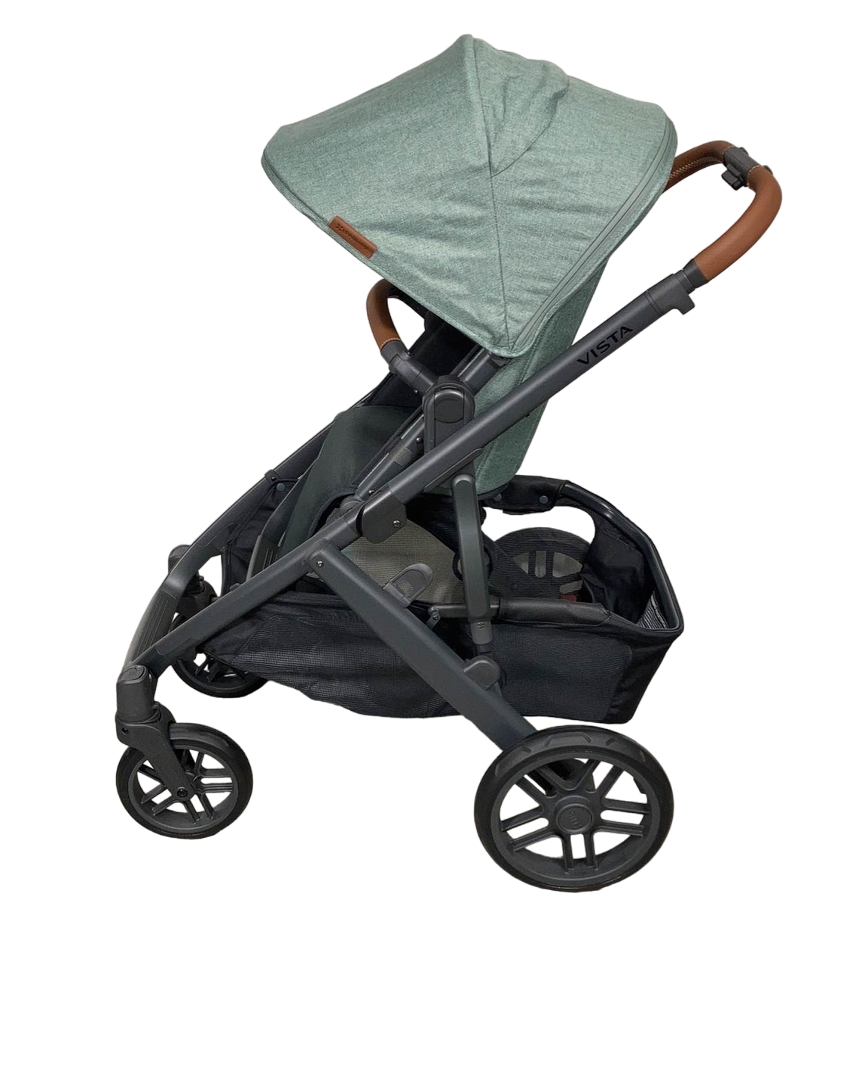  UPPAbaby VISTA V2 Stroller, 2023, Gwen (Green Melange)