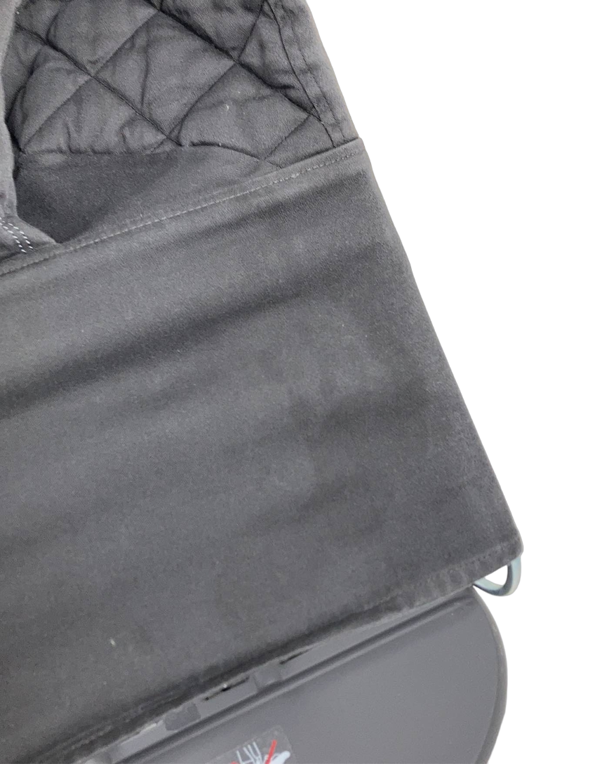  BabyBjorn Bouncer Bliss, Dark Gray Frame, Anthracite Cotton Classic Quilt