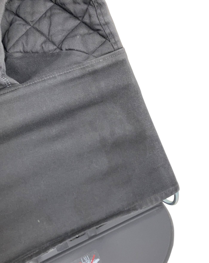  BabyBjorn Bouncer Bliss, Dark Gray Frame, Anthracite Cotton Classic Quilt