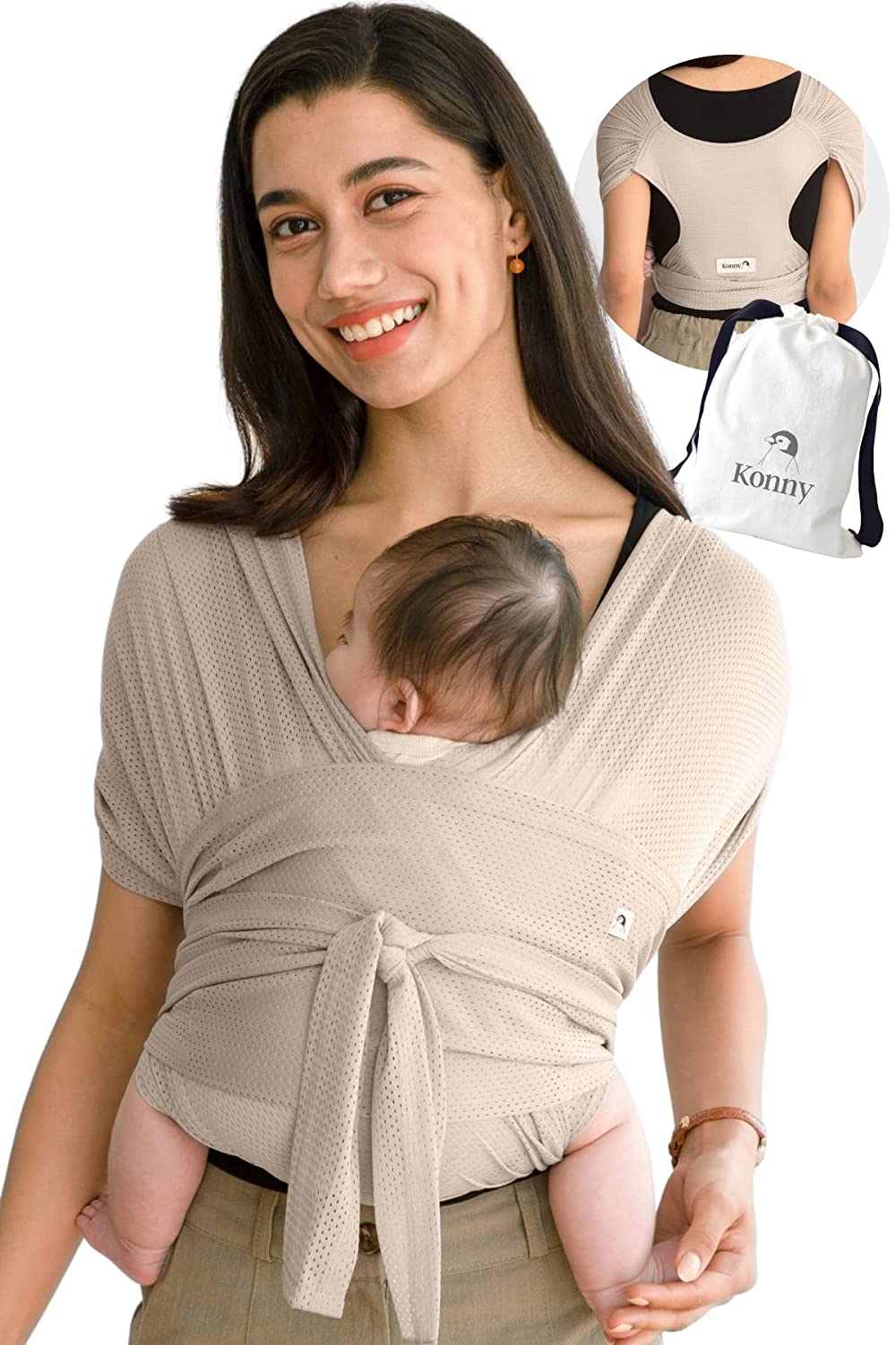  Konny Baby Wrap Carrier, Small