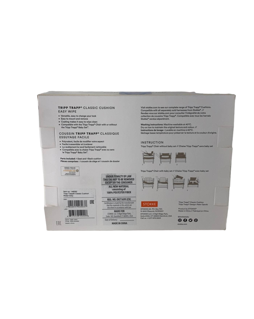  Stokke Tripp Trapp Classic Cushion, Robot Grey