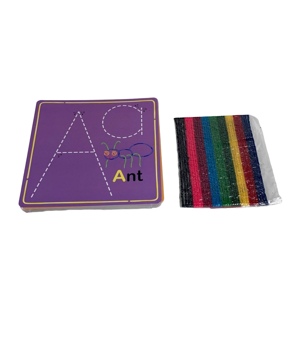  Wikki Stix Alphabet Cards
