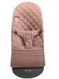  BabyBjorn Bouncer Bliss, Dark Gray Frame, Dusty Pink Cotton Petal Quilt