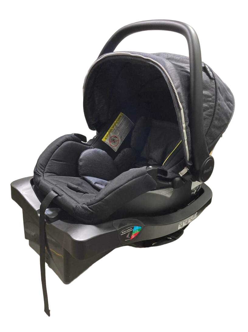  Evenflo Pivot Vizor Travel System, 2022, Chase Black