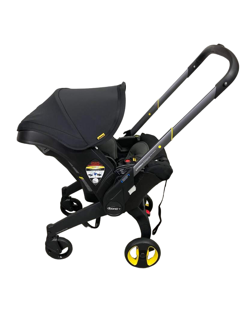  Doona Infant Car Seat & Stroller Combo, Nitro Black, 2023