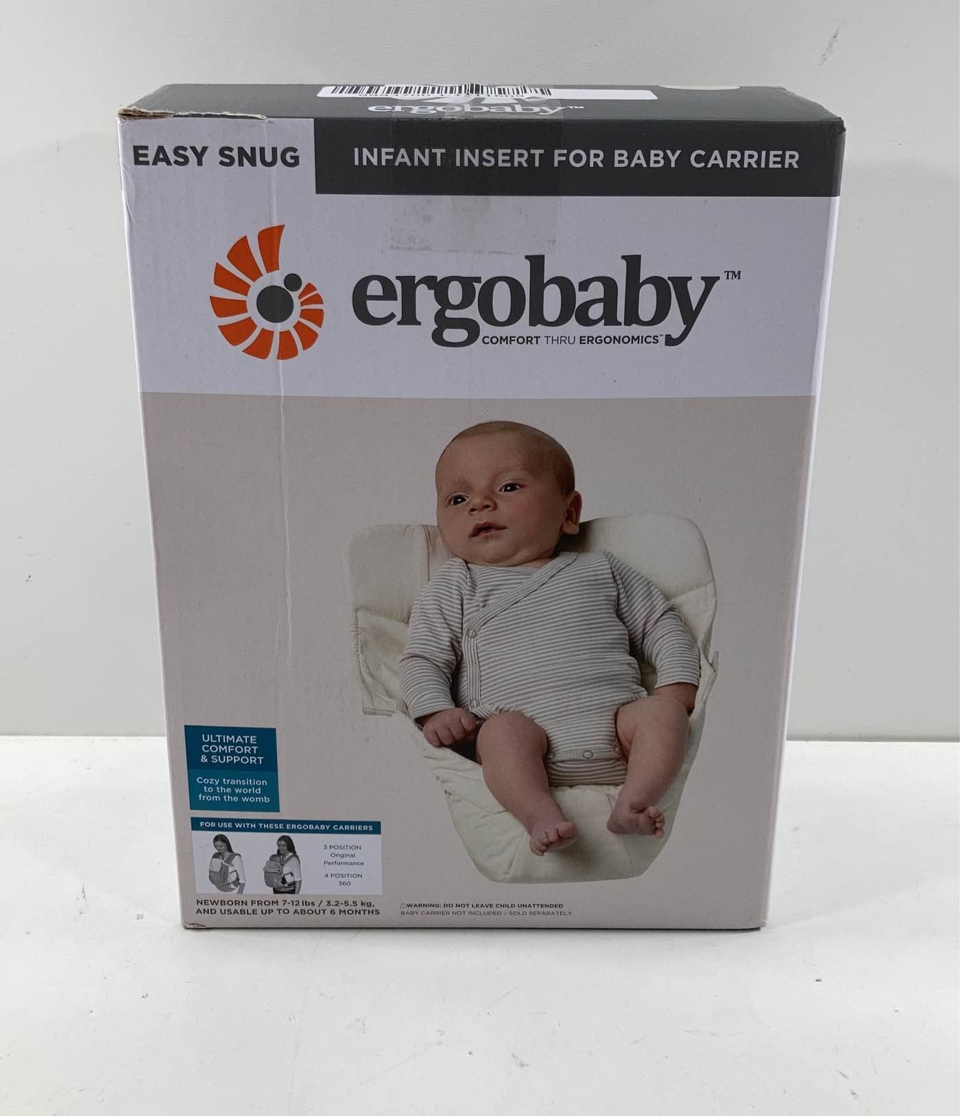 Ergobaby Breathable Cool Mesh Infant Insert