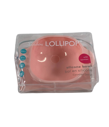  LouLou Lollipop Silicone Snack Bowl, Blush Pink