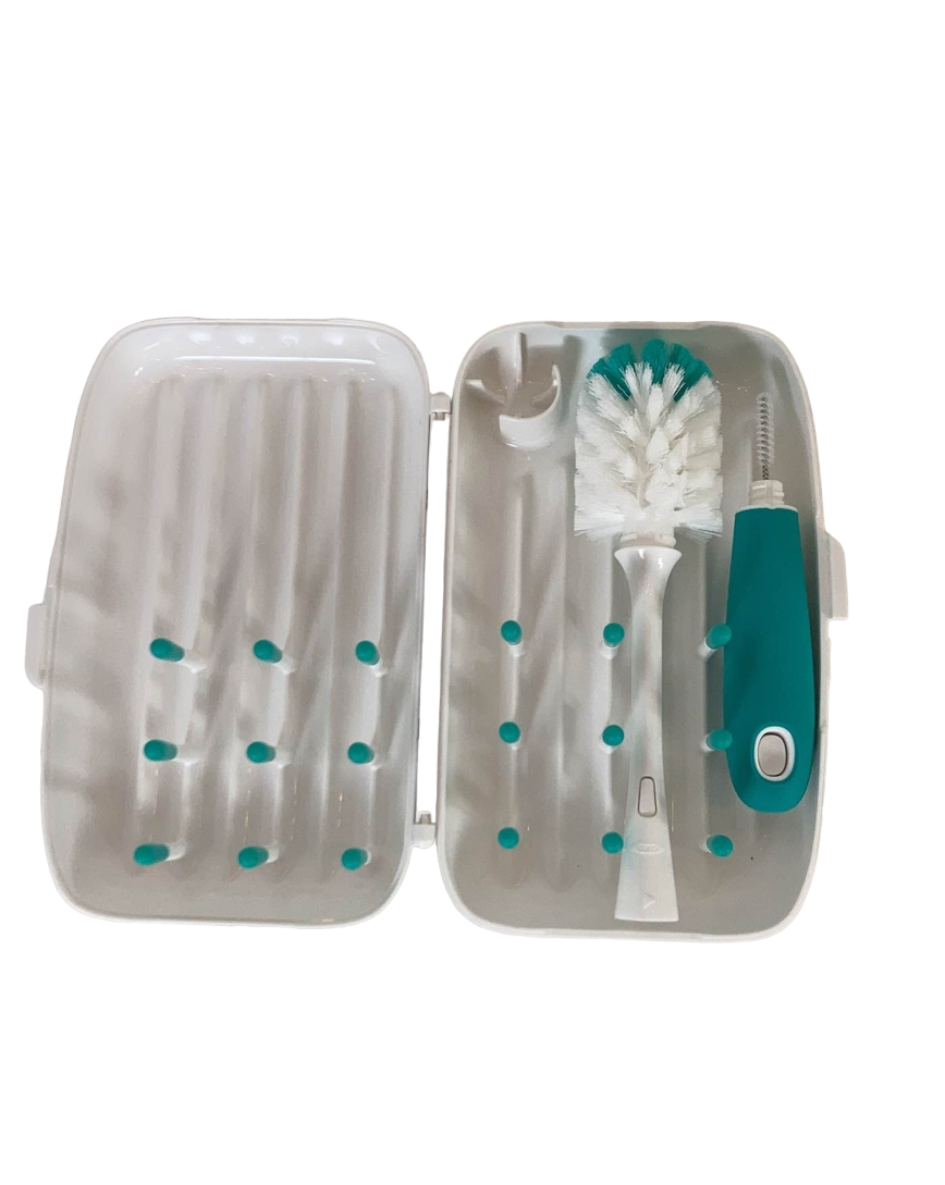  OXO Tot On The Go Drying Rack With Bottle Brush, Teal