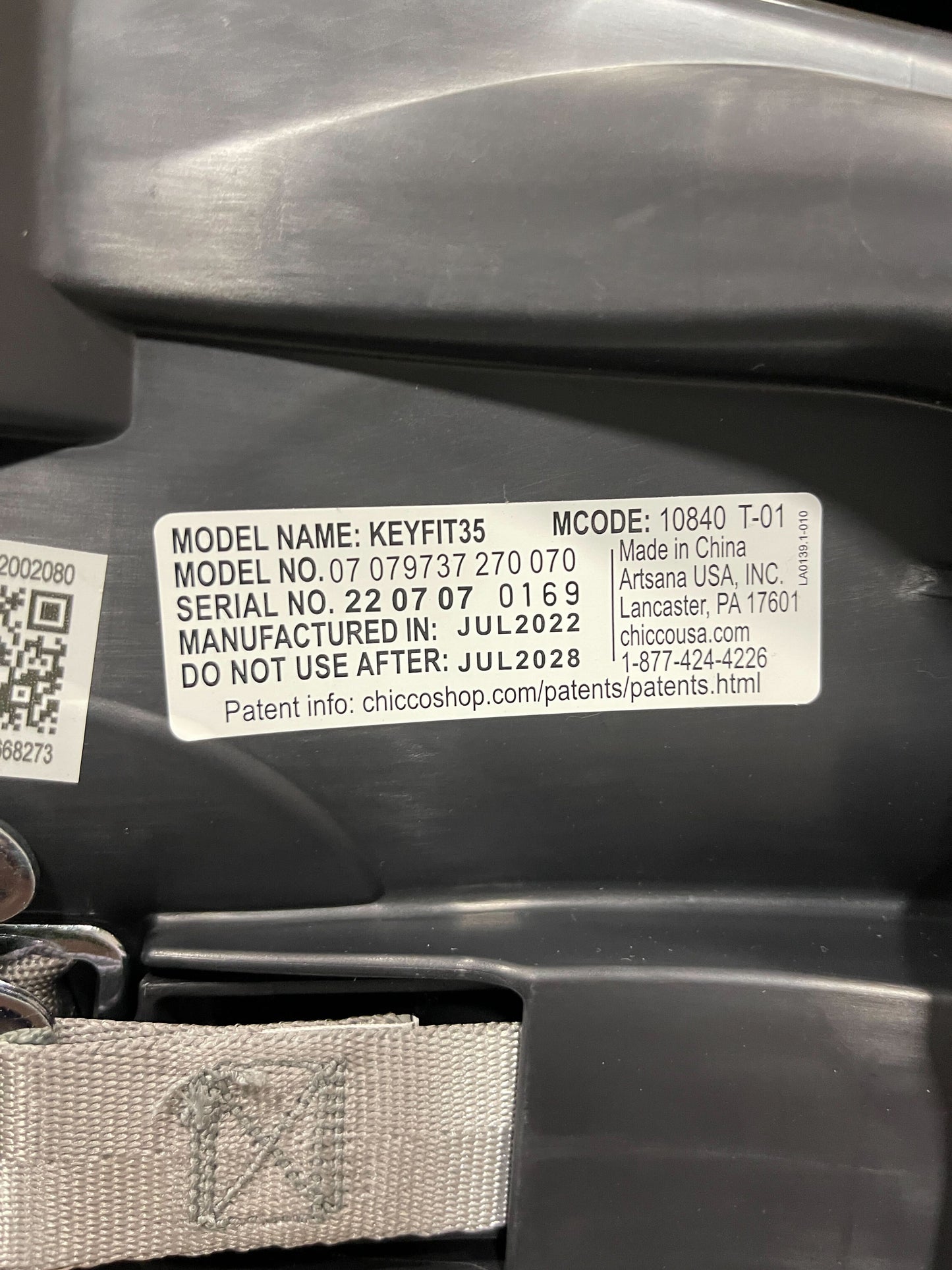  Chicco KeyFit 35 Zip ClearTex Infant Car Seat, 2022