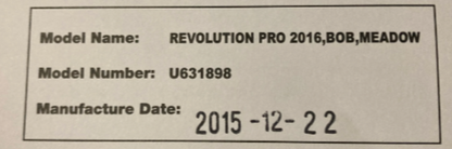 BOB Revolution Pro Stroller, 2015, Meadow