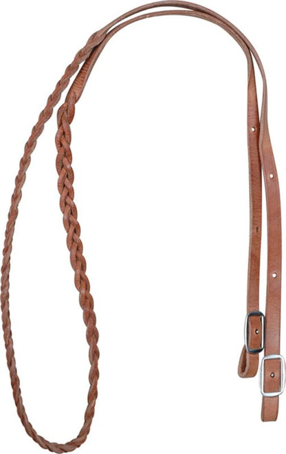 Martin Harness Leather 3-Plait Barrel Reins