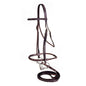 Silver Fox Raised Snaffle Bridle