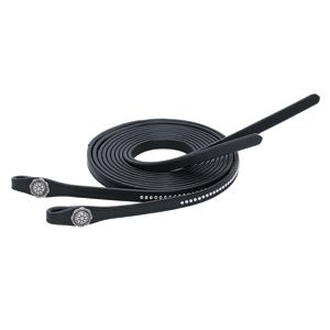 Weaver Back in Black Split Reins - Western