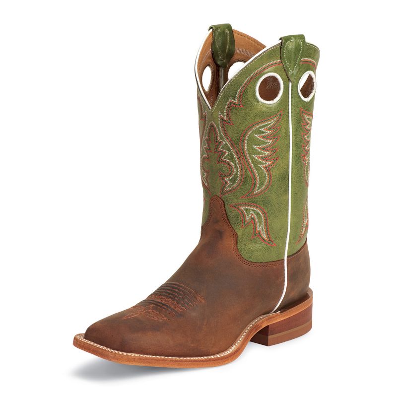 Justin Men's Bent Rail Square Toe Boots