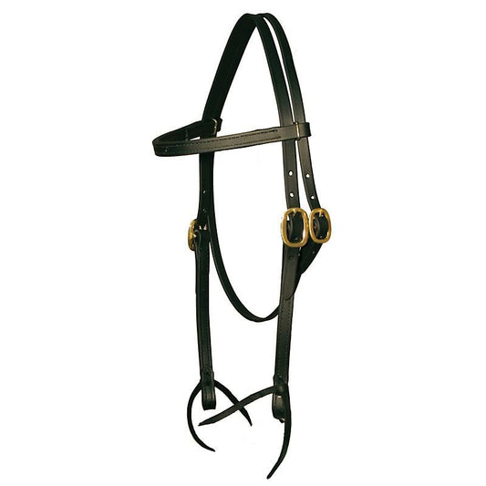 Tucker Beta BioThane Headstall - Brass Hardware