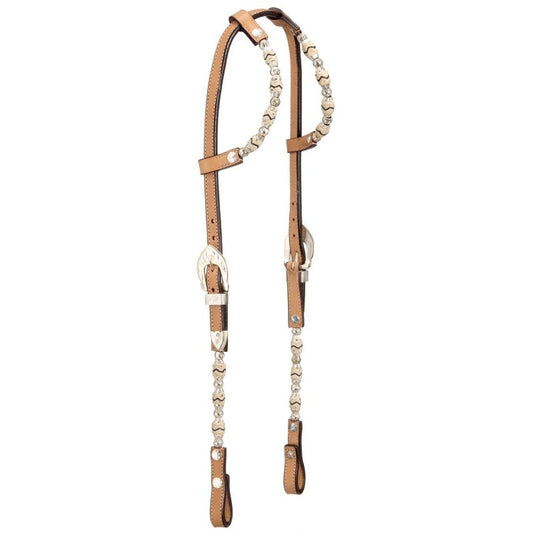 Royal King Rawhide Silver Double Ear Headstall