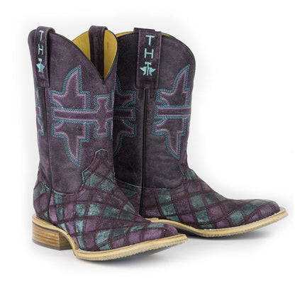 Tin Haul Women's Chevron Square Toe Boots