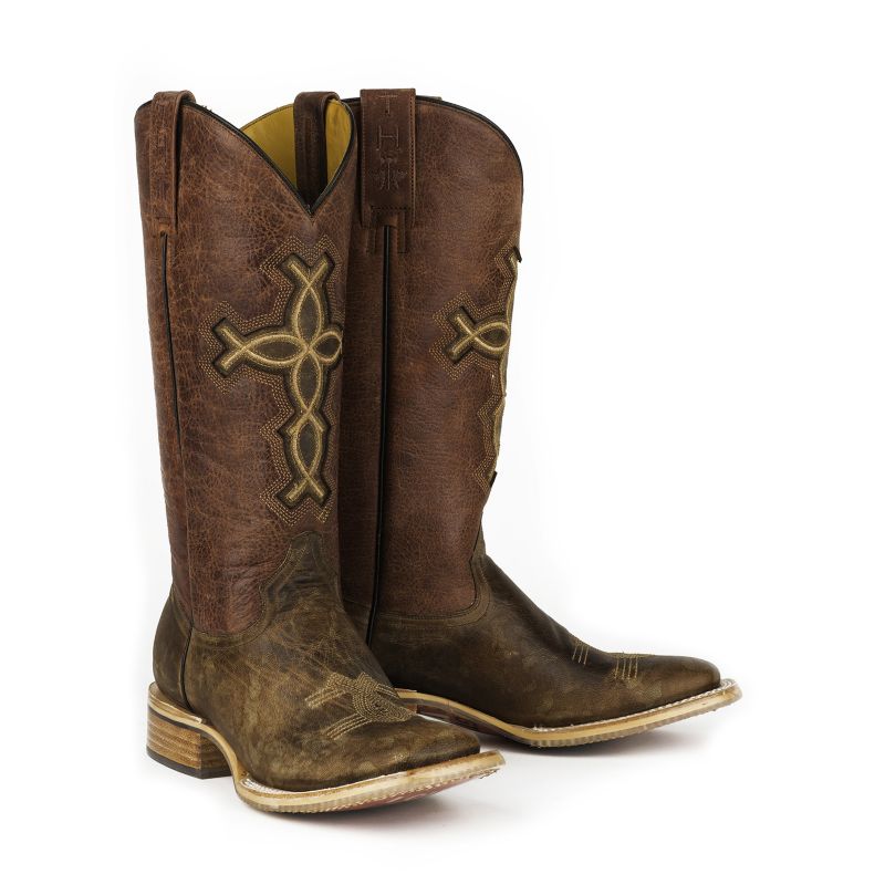Tin Haul Women's I Believe Square Toe Boots