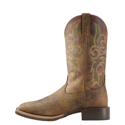 Ariat Ladies Hybrid Rancher Square Toe Brown Boot