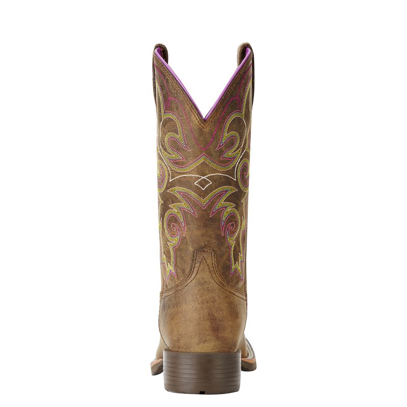 Ariat Ladies Hybrid Rancher Square Toe Brown Boot
