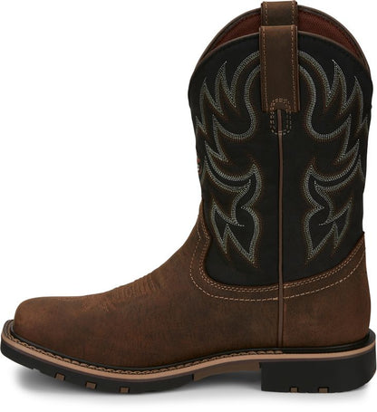 Justin Men's George Strait Fireman Square Toe Boots