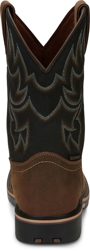 Justin Men's George Strait Fireman Square Toe Boots