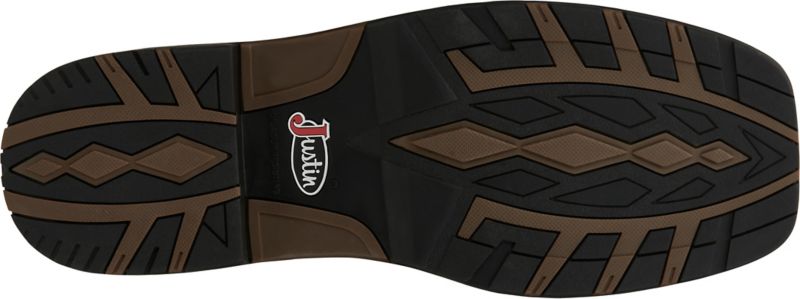 Justin Men's George Strait Fireman Square Toe Boots