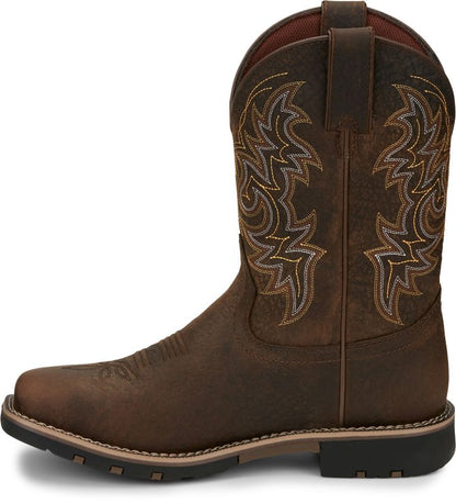 Justin Men's George Strait Fireman Square Toe Boots