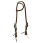 Weaver Working Sliding Ear Headstall – Rope Edge