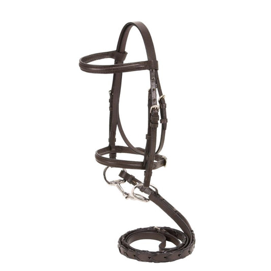Tough1 Mini Raised Snaffle Bridle Set