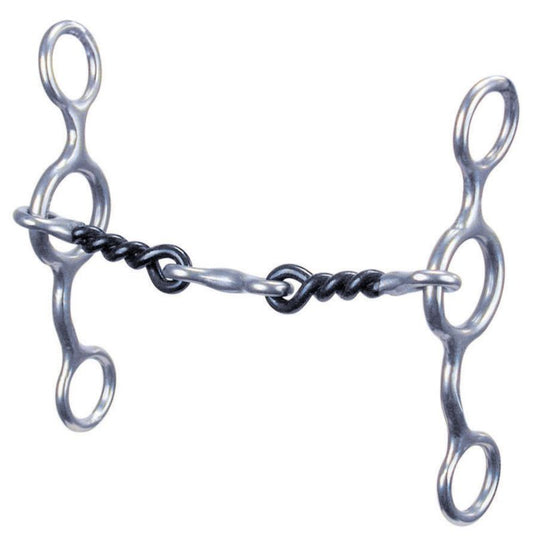 Reinsman Jr Cowhorse Med Twist Sweet Dogbone Snaffle