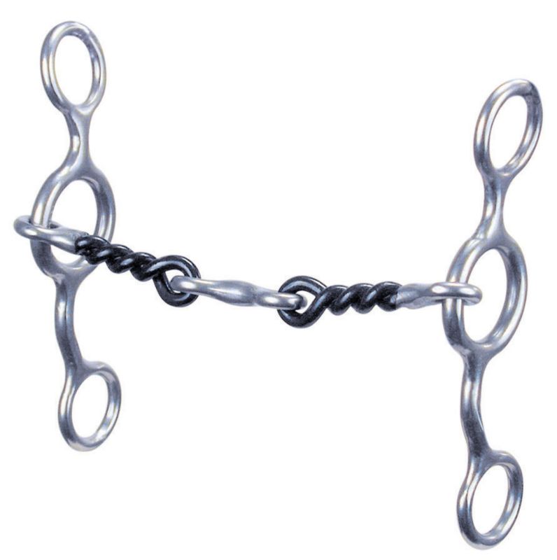 Reinsman Jr Cowhorse Med Twist Sweet Dogbone Snaffle